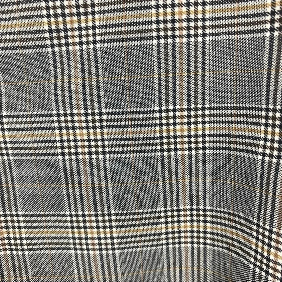 Zara Plaid Skinny Viscose Blend Pants Size Medium - Picture 5 of 6